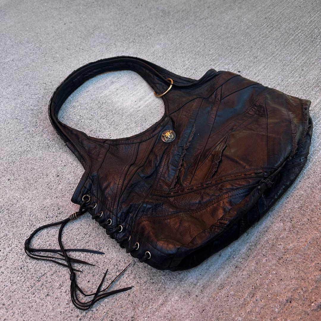 Kmrii leather bag archive y2k v系 14th