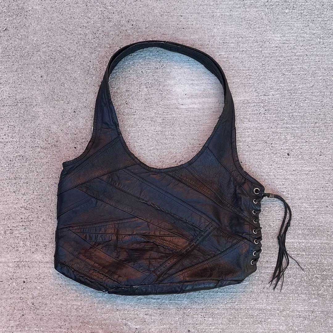 Kmrii leather bag archive y2k v系 14th