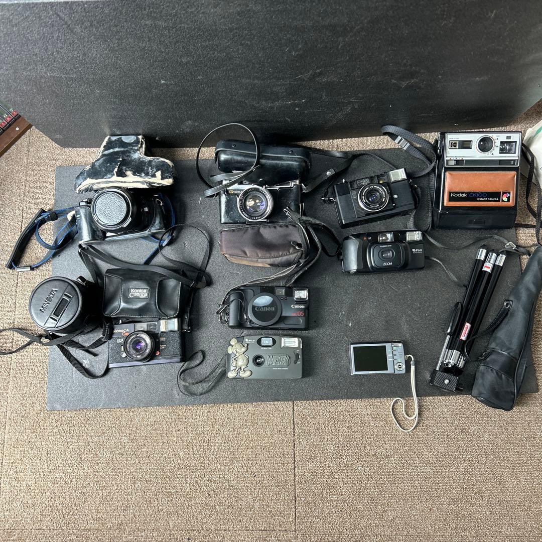 デジタルカメラ　フイルムカメラ　まとめ売り　キャノン　オリンパスその他