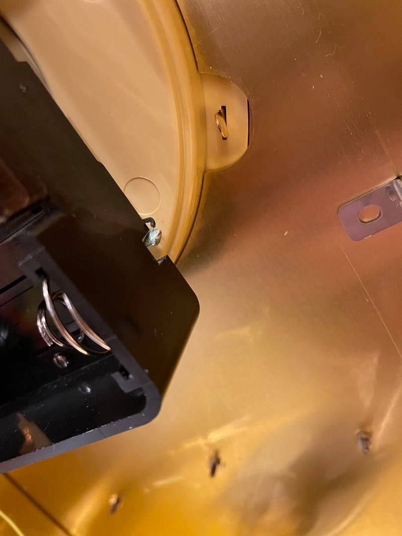 ジャンク品　SEIKO セイコー　QUARTZ クオーツ QF724G 置時計