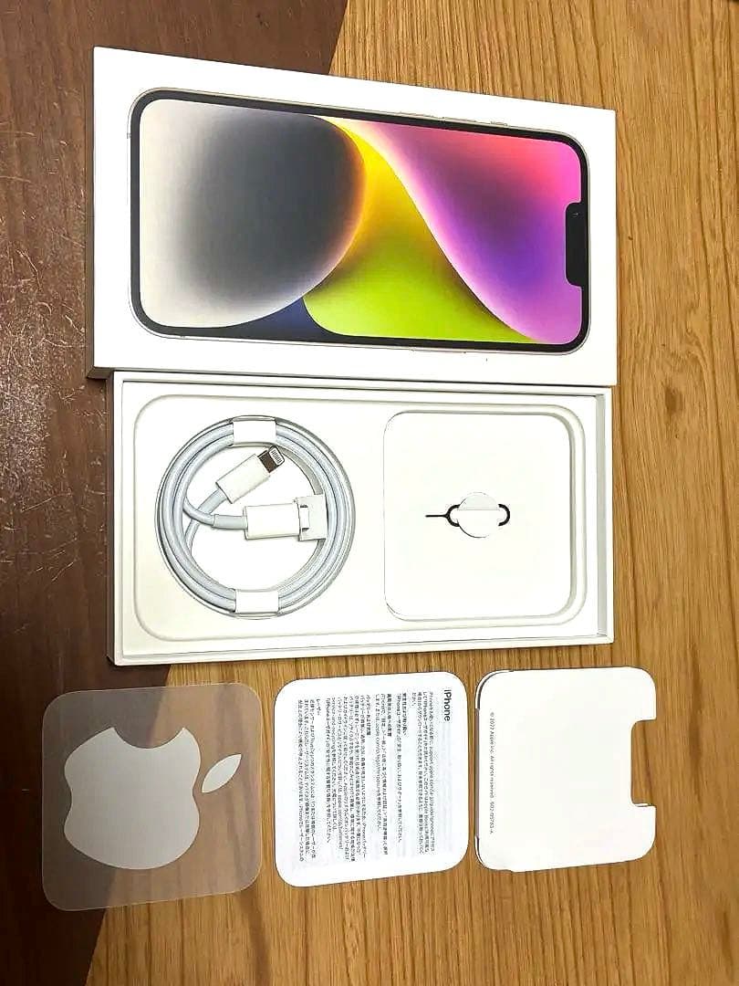 iPhone14 128gb 純正バッテリー87% SIMロック解除済み 美品