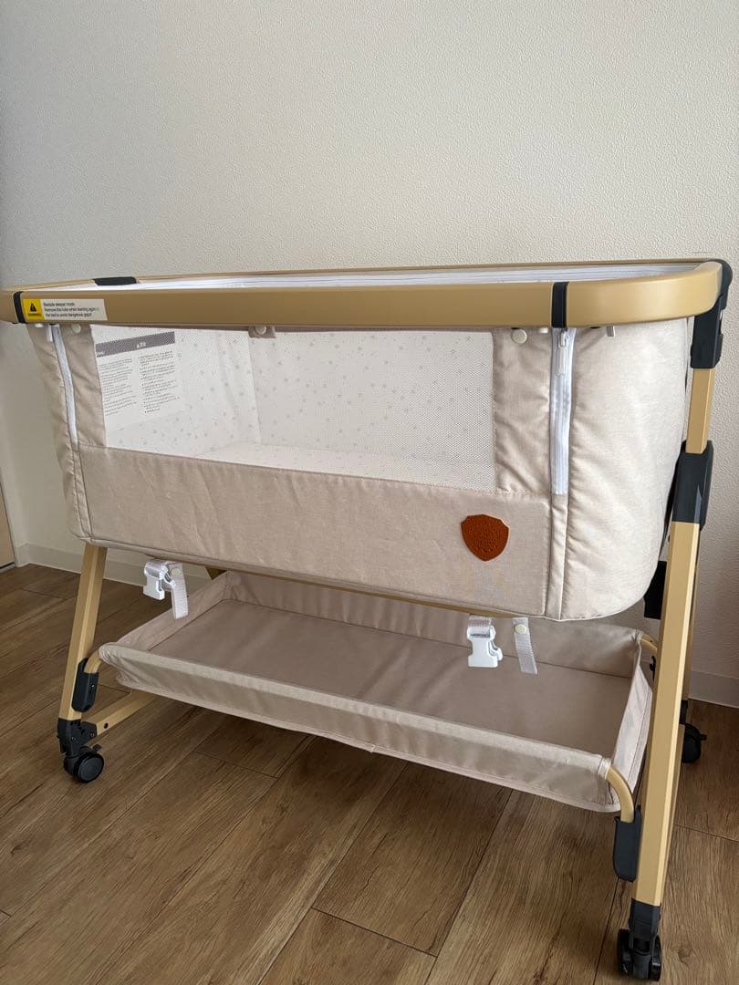 HZDMJ ベビーベッド ベージュ