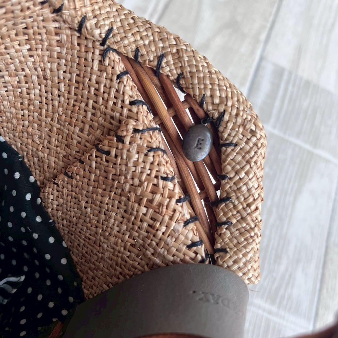 ebagos エバゴス ギンガムチェック カゴバッグ かぶせハンドル