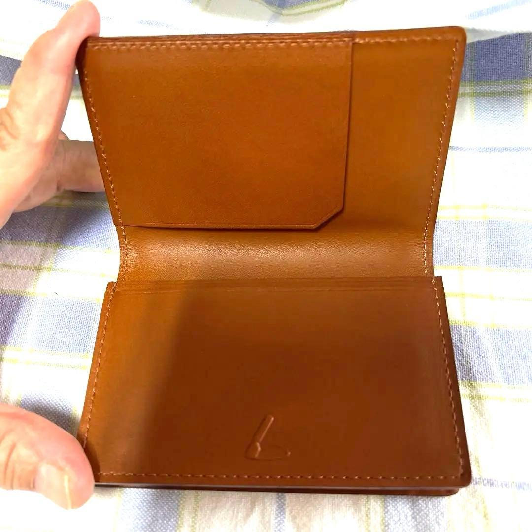 【新品未使用品】土屋鞄　レザー名刺入れ 黒 茶色