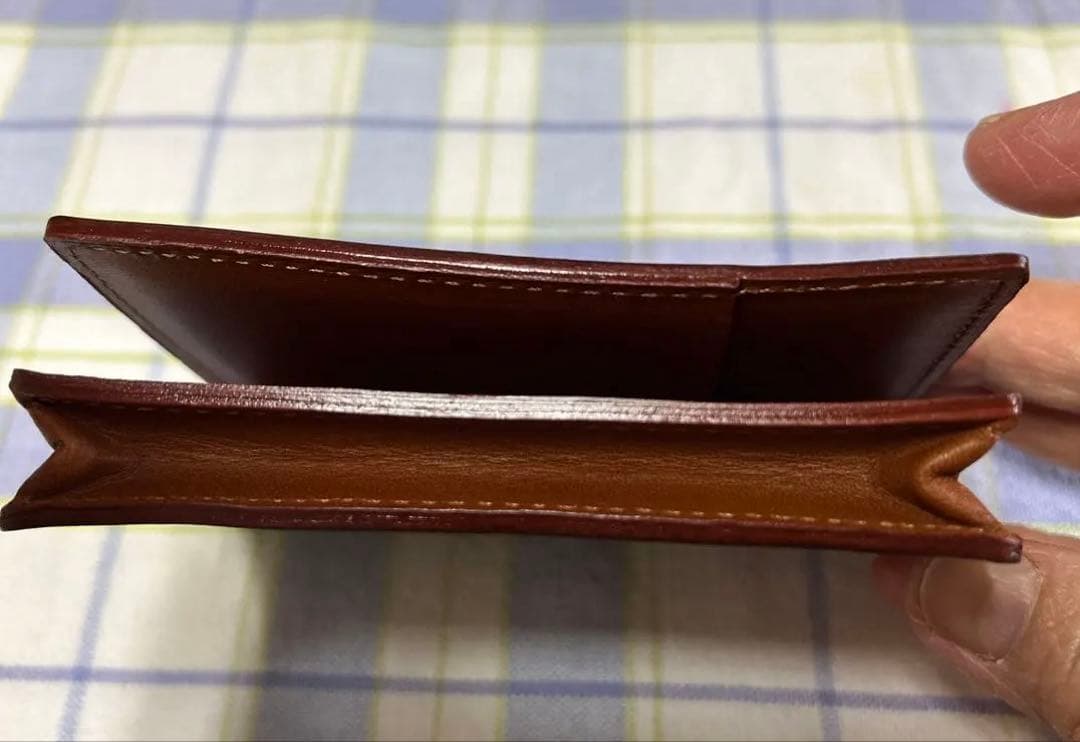 【新品未使用品】土屋鞄　レザー名刺入れ 黒 茶色