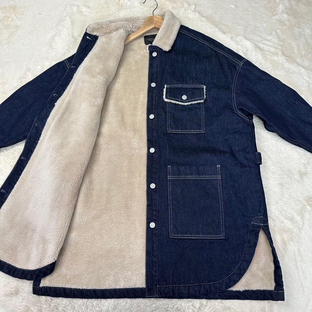 ✨美品✨完売サイズ サニークラウズ 裏ボアジージャンコート インディゴ 冬の相棒