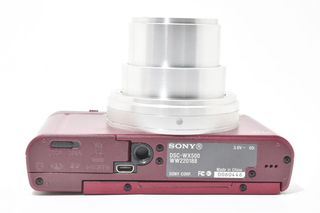 SONY Cyber-shot DSC-WX500 レッド デジタルカメラ