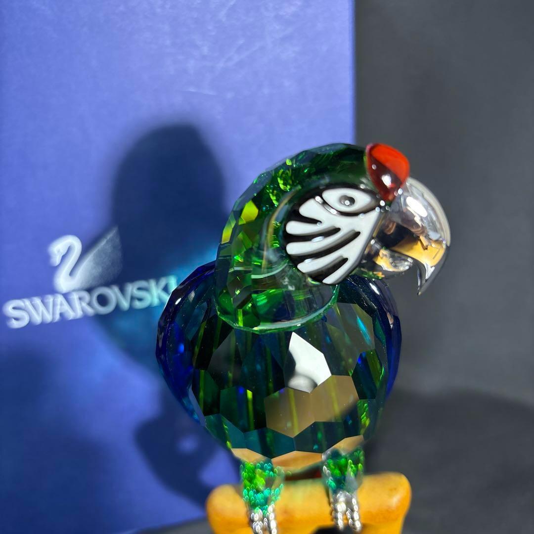 スワロフスキー コンゴウインコ 鳥 オウム