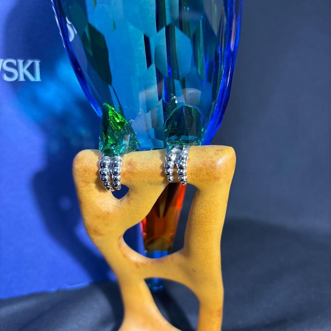 スワロフスキー コンゴウインコ 鳥 オウム