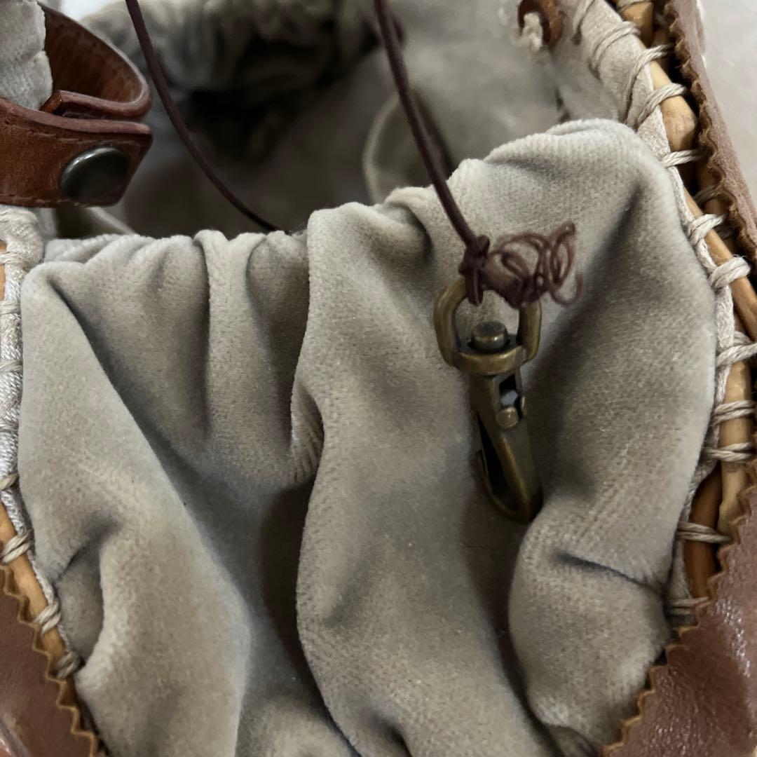 ebagos エバゴス　カゴバッグ　リボン