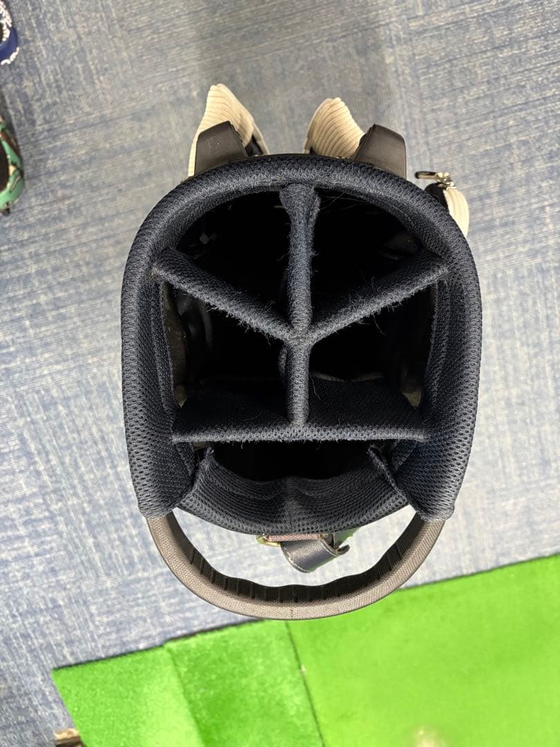 中古美品❗️PEARLY GATES ゴルフバッグ 89モデル ネイビー/ホワイト
