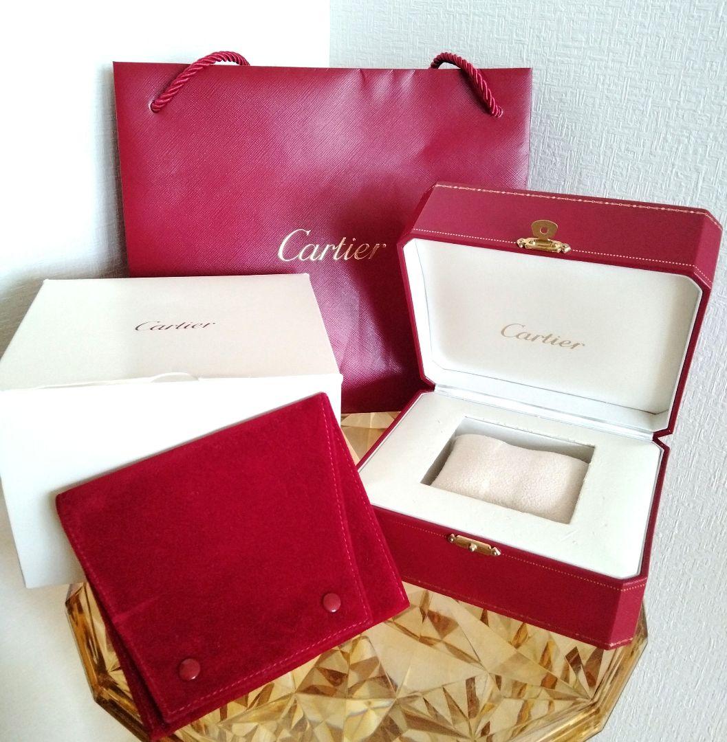 カルティエCartier 時計ケース アクセサリーボックス 携帯ケース・紙袋付