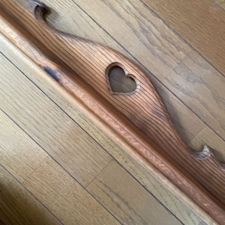 ウッドシェルフ　カーテン付き