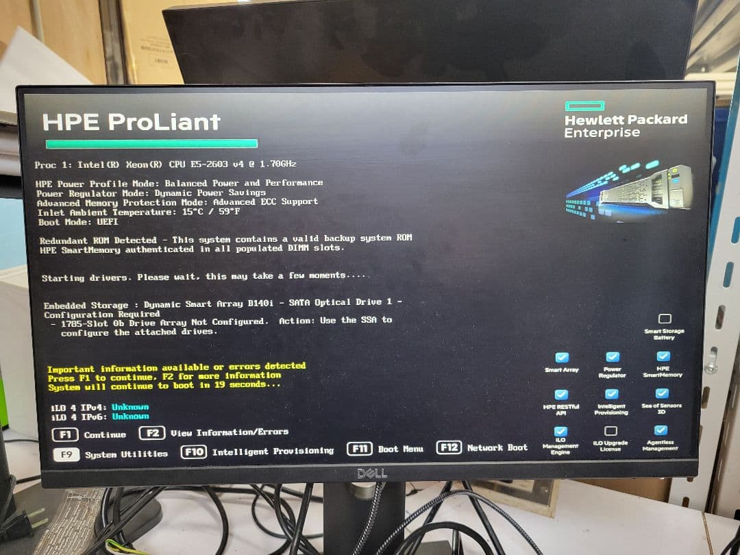 Hp Proliant ML110 Gen9 8TB 中古サーバー