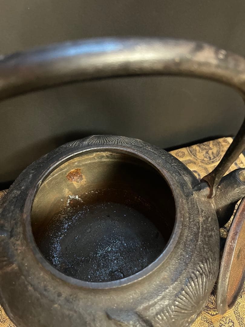 鉄瓶 茶道具 南部鉄器 アンティーク 湯沸かし 金属工芸 煎茶道具 茶器 鉄器