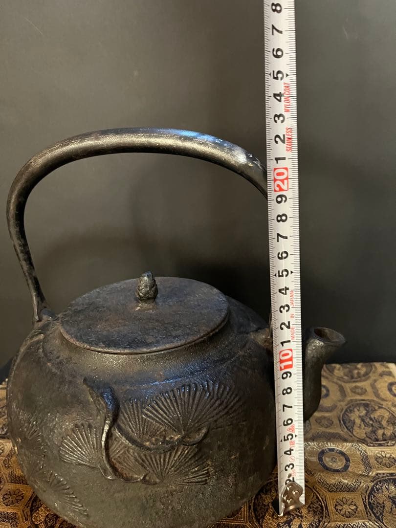 鉄瓶 茶道具 南部鉄器 アンティーク 湯沸かし 金属工芸 煎茶道具 茶器 鉄器
