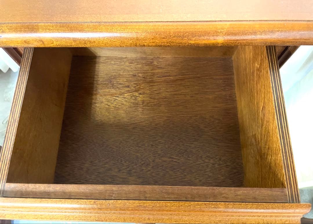 TELスタンド 電話台 クラシック調 片開き　引出し付 イタリア 美品