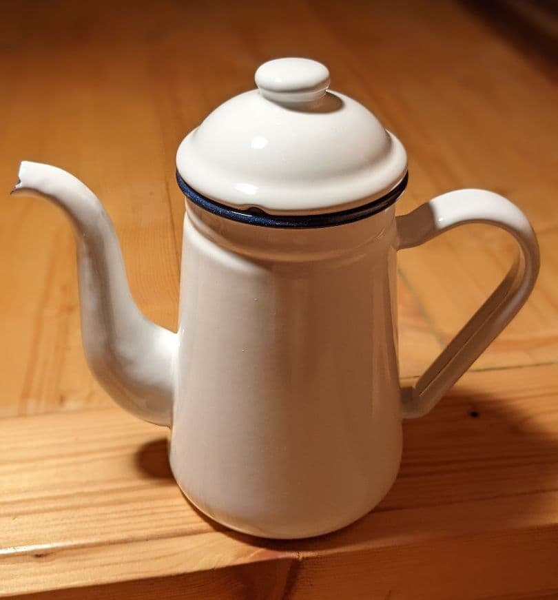 確認用　ホーロー　コーヒーポット