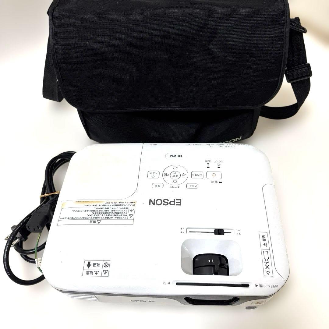 EPSON エプソン プロジェクター EB-W12 映像機器　ランプ時間576h