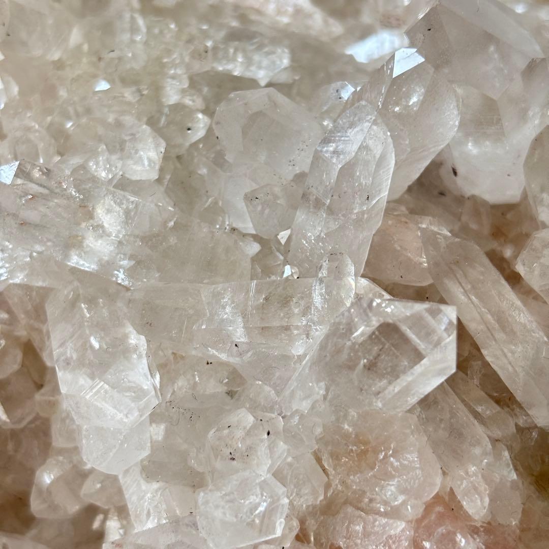 訳あり！大きめ　ピンクヒマラヤ産水晶　クラスター　1.5kg