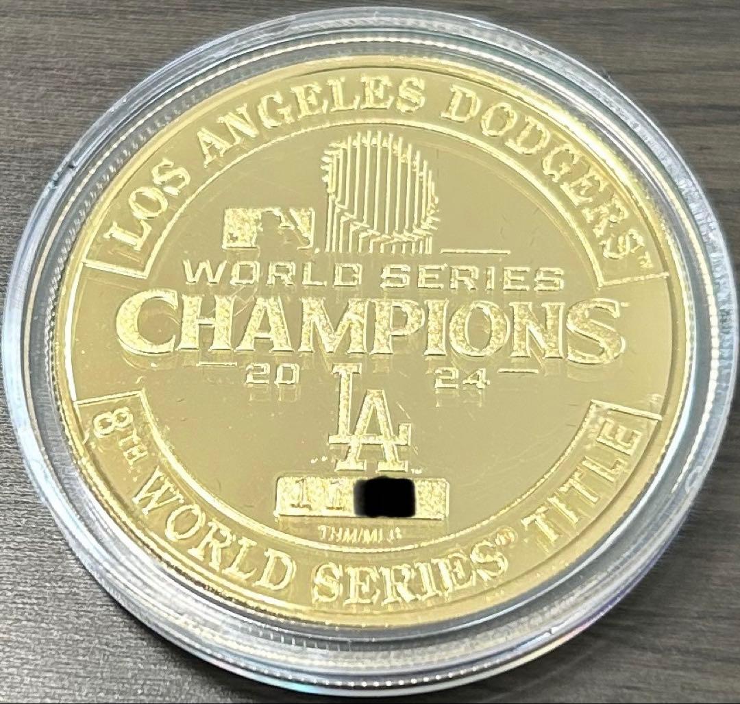 大谷翔平 2024年ワールドシリーズ初出場/優勝記念メダル