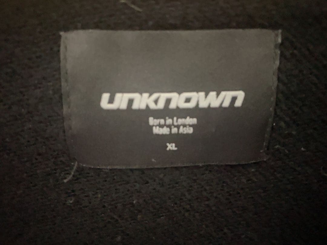 unknown♡ パーカー ブラック