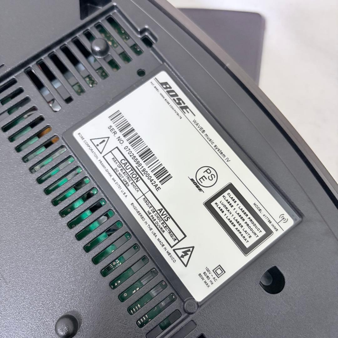 Bose wave music system Ⅳ 417788-WMS 4 黒