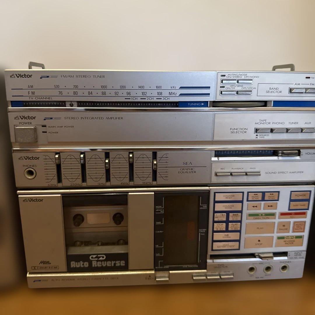 超希少 Victor ビクター PC-55 PC-R55 ミニコンポ ラジカセ
