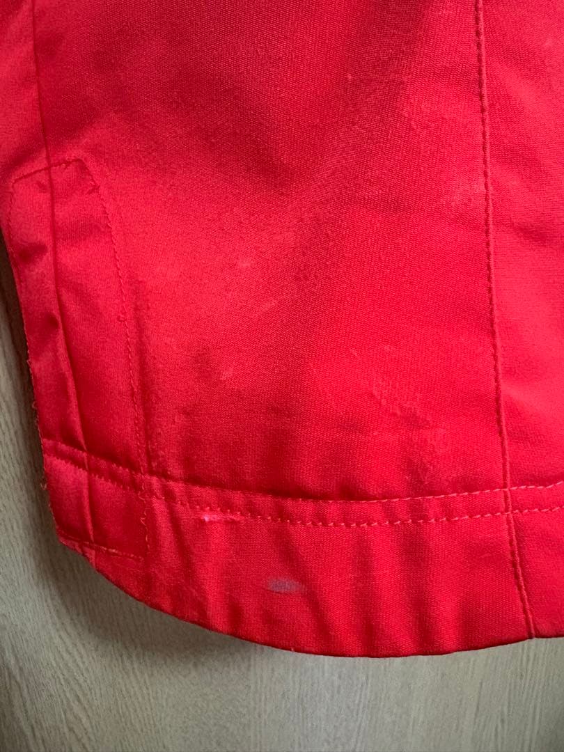 DESCENTE スキーウェア M ホワイト/レッド　手袋付