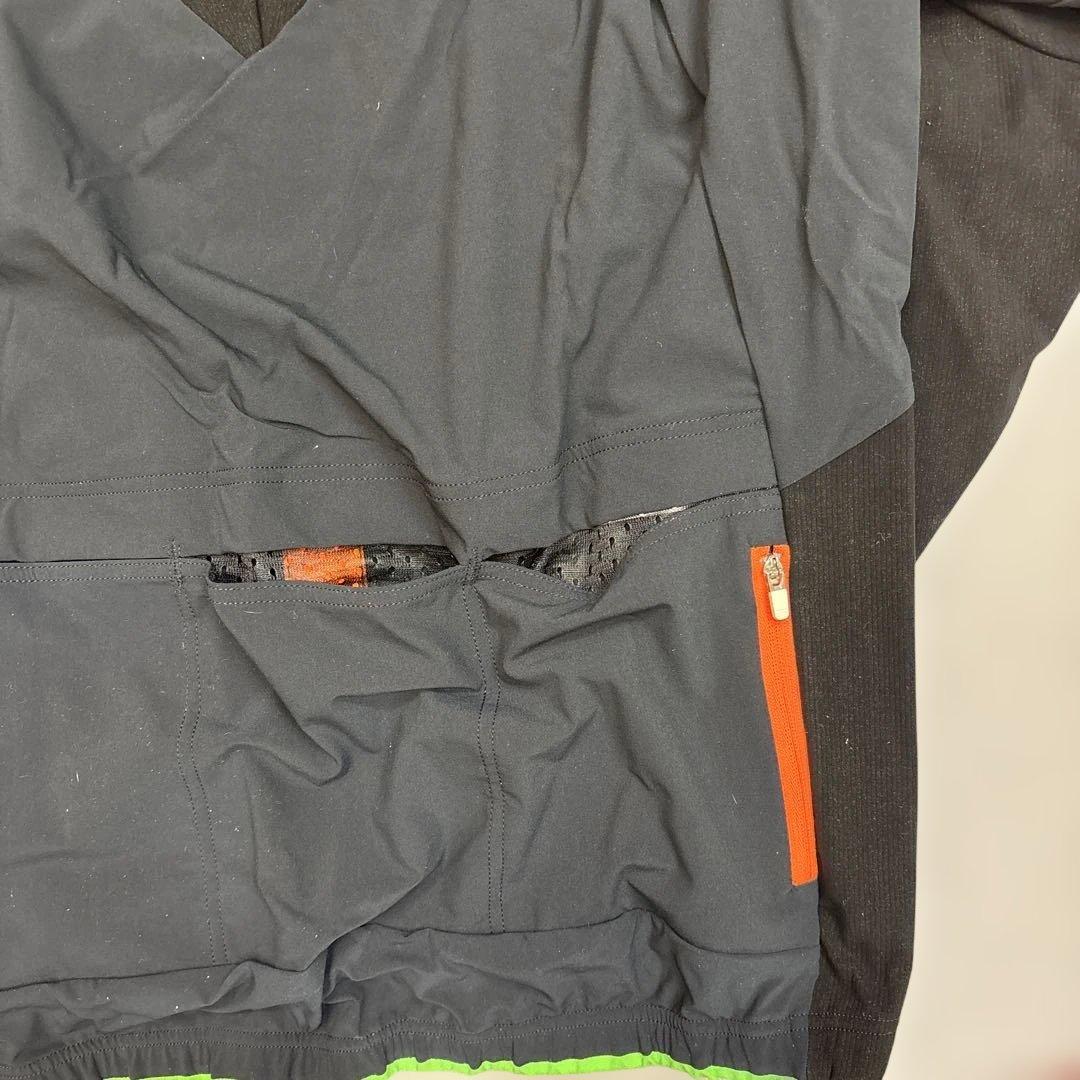 【新品】Q36.5 サイクルジャージ ブラック/オレンジ