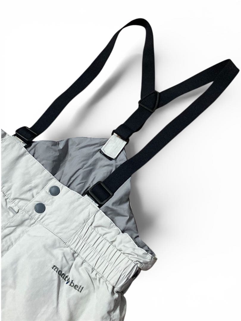 モンベル パウダーライト ジャケット・ビブ スキーウェア上下セット150