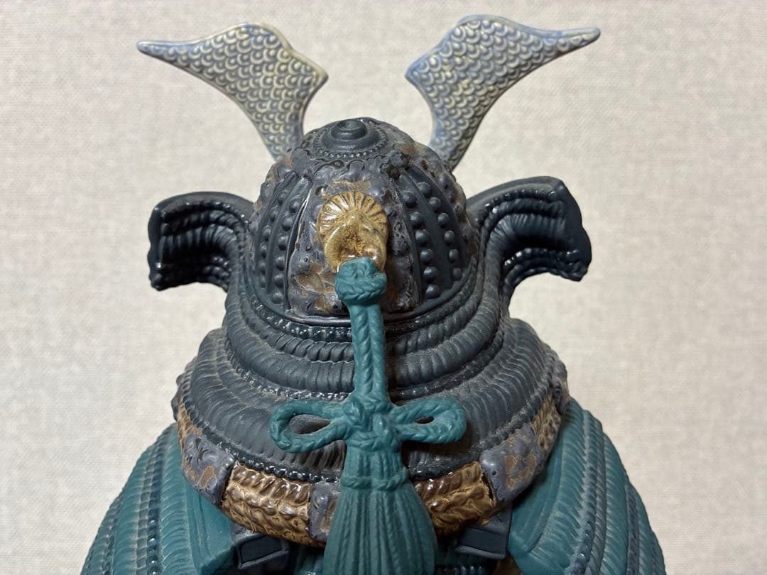 リヤドロ　若武者　五月人形　難あり