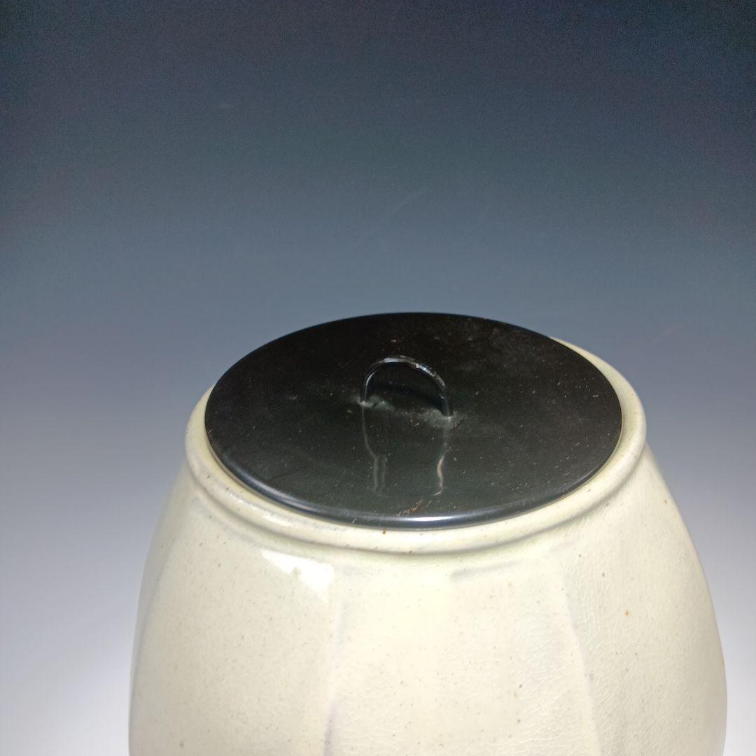 茶道具　廣州窯　趙小守　粉引水指　 共箱