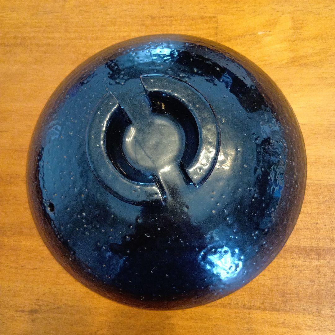 中型土鍋 黒と白の内側　かまどさん