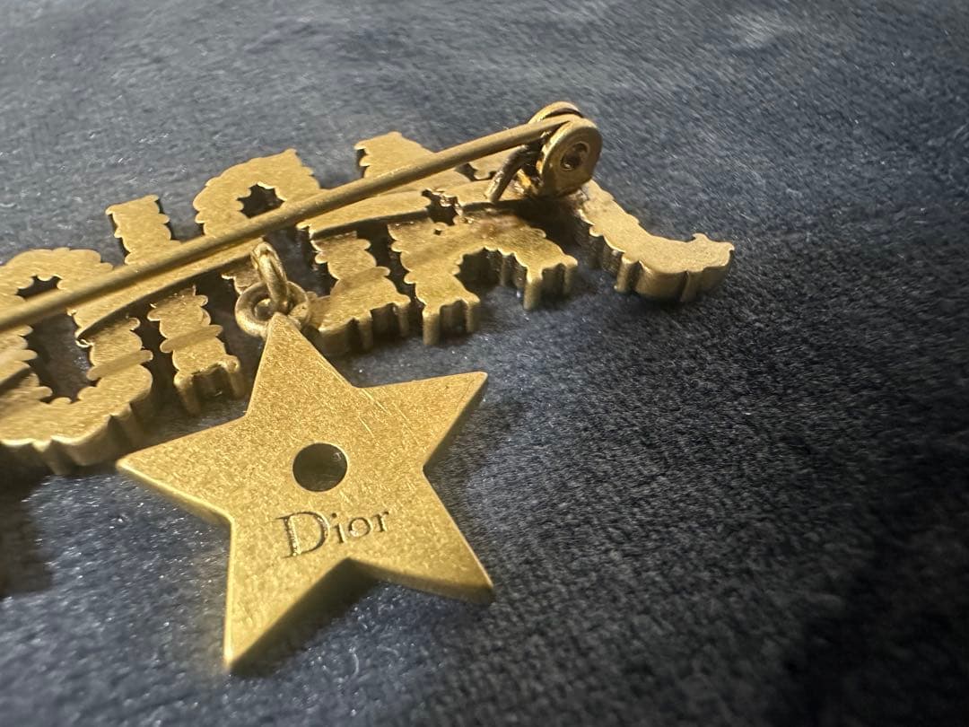 NR/7.30/10 DIOR ブローチ　スター　ラインストーン