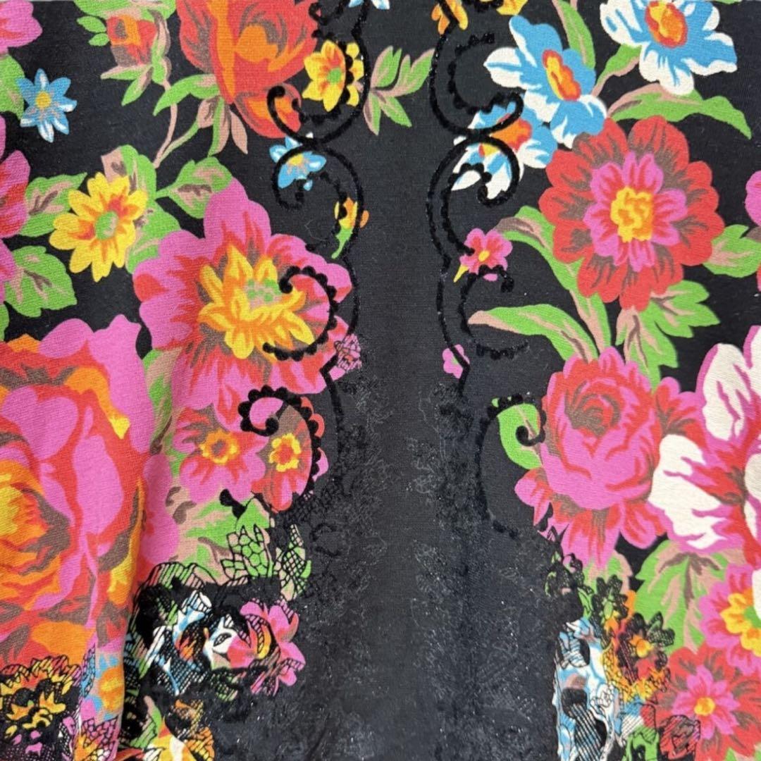 TOKUKO 1er VOL　トクコプルミエヴォル　鮮やか　花柄　スウェット　M