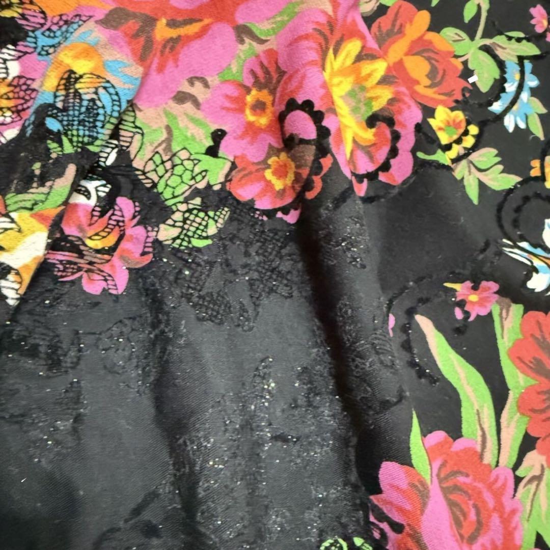 TOKUKO 1er VOL　トクコプルミエヴォル　鮮やか　花柄　スウェット　M