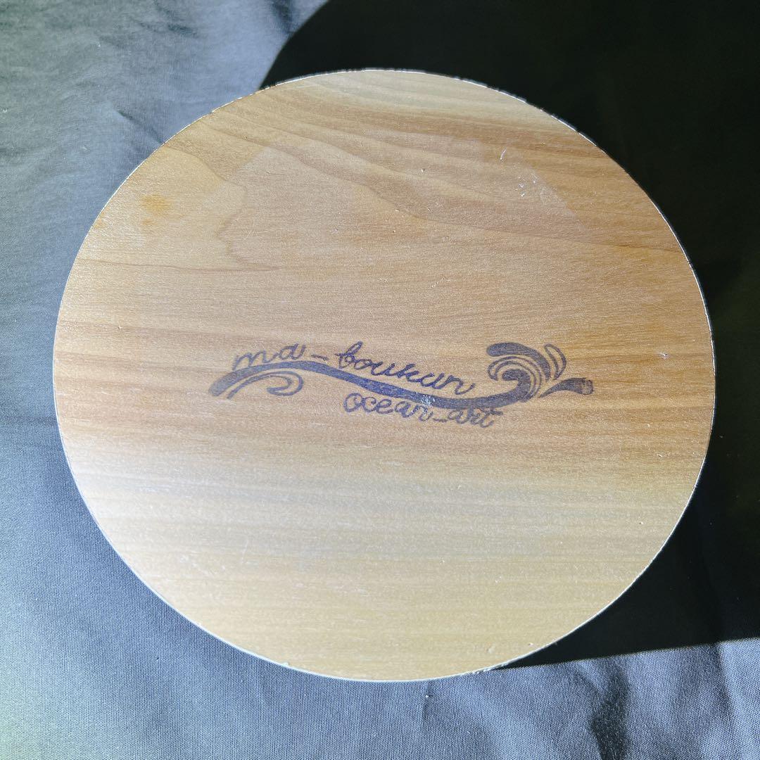 【波紋アート】AQUA ELEMENT／砂紋／15cm丸型／ナチュラルサンド／