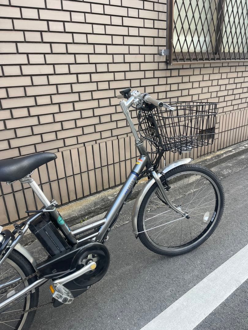 8.7ahヤマハパスシティV変速5段電動アシスト自転車24インチ