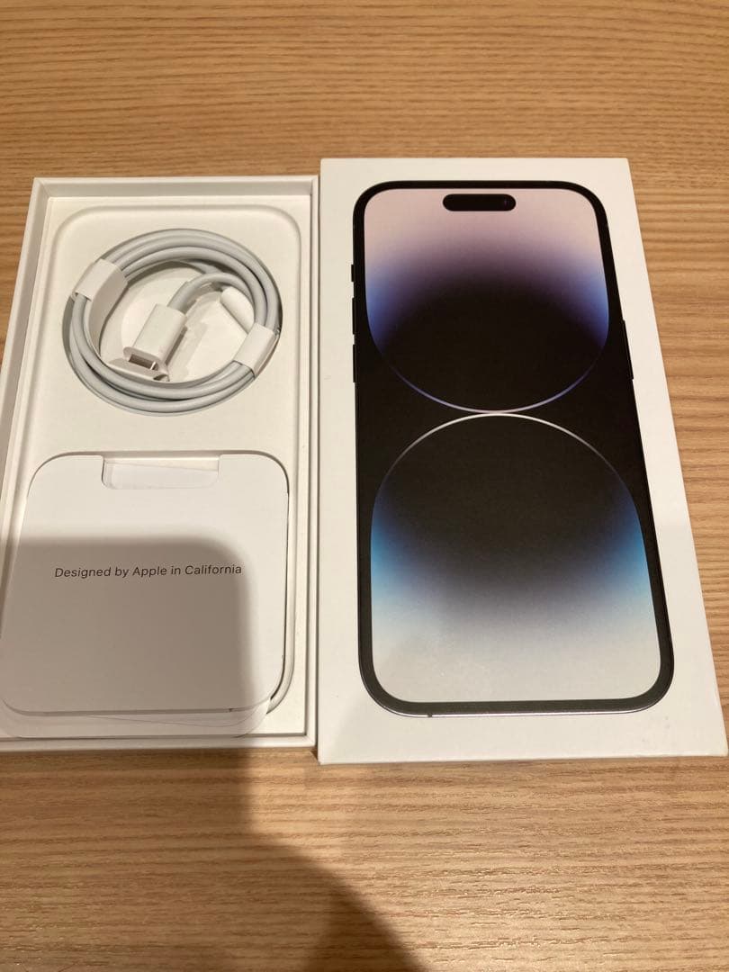 傷無し美品！Apple iPhone 14 Pro 128GB スペースブラック
