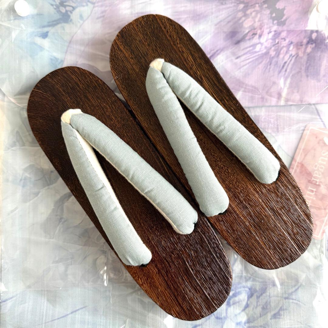 6点セットsugar nine 浴衣・帯2・帯飾り・下駄・髪飾り