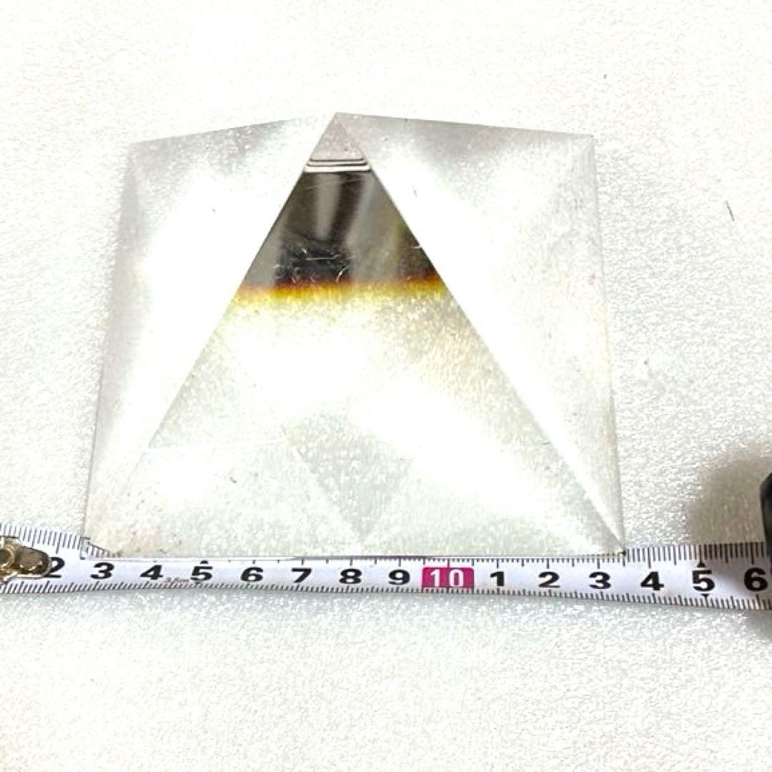 宇宙パワークリスタルピラミッド♡大サイズ♡透明感抜群!! 759g