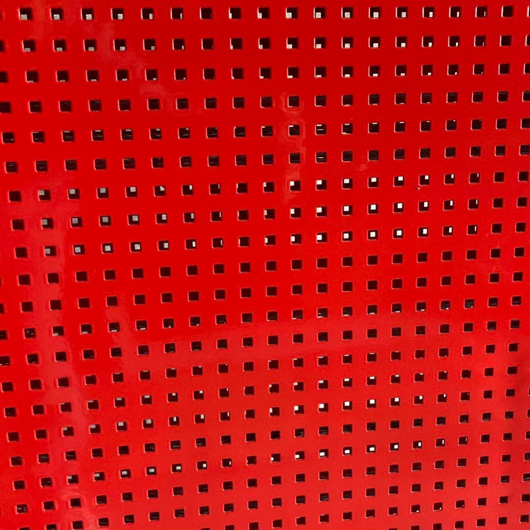 ラック シェルフ ワゴン 棚 開閉式 折り畳み キャスター付 赤色 ポップ 什器