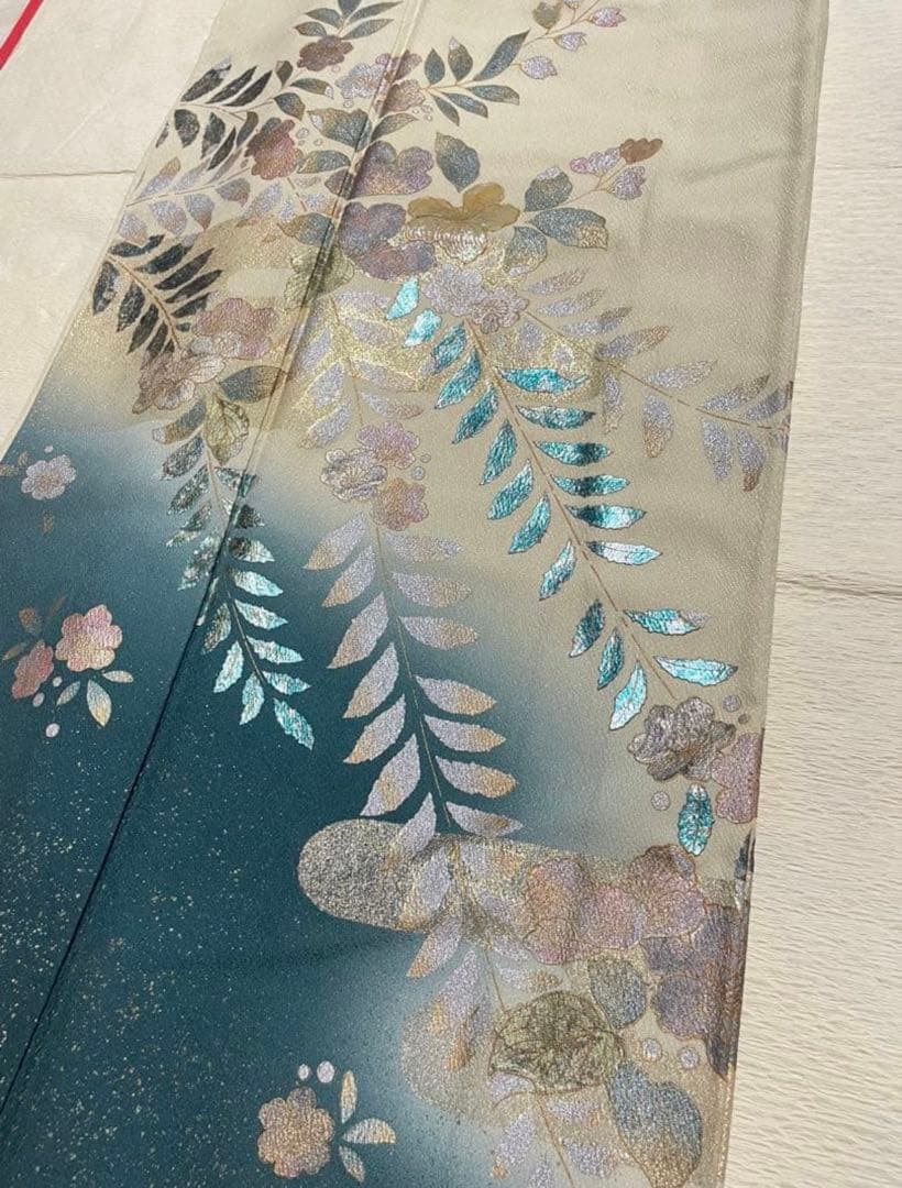 訪問着フルセット　辻ヶ花　金銀彩　螺鈿　正絹　結婚式　豪華　高級