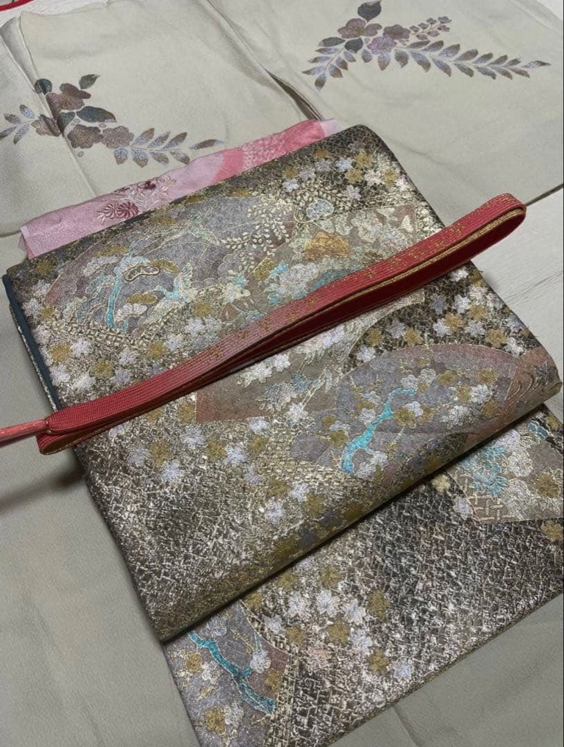 訪問着フルセット　辻ヶ花　金銀彩　螺鈿　正絹　結婚式　豪華　高級