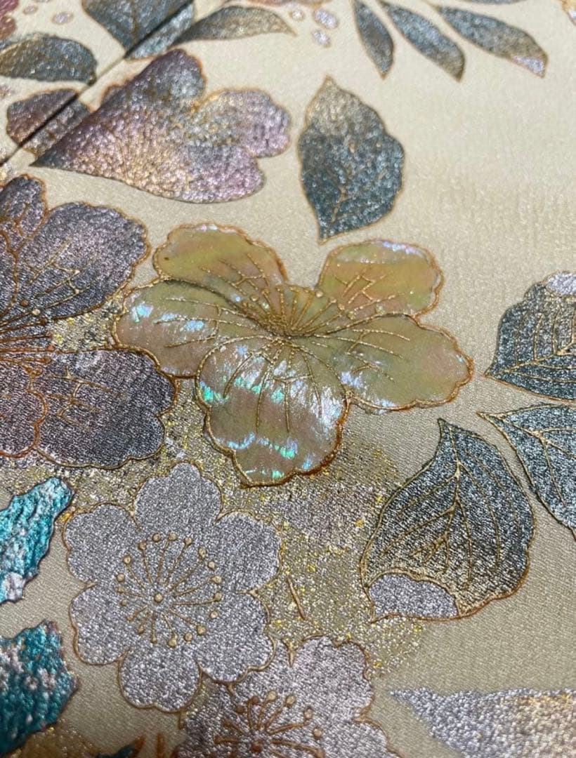 訪問着フルセット　辻ヶ花　金銀彩　螺鈿　正絹　結婚式　豪華　高級