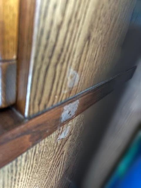 【送料込88,000円】大型　木製キャビネット ガラス扉 美品