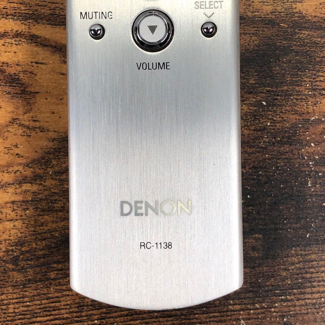 DENON リモコン RC-1138 シルバー