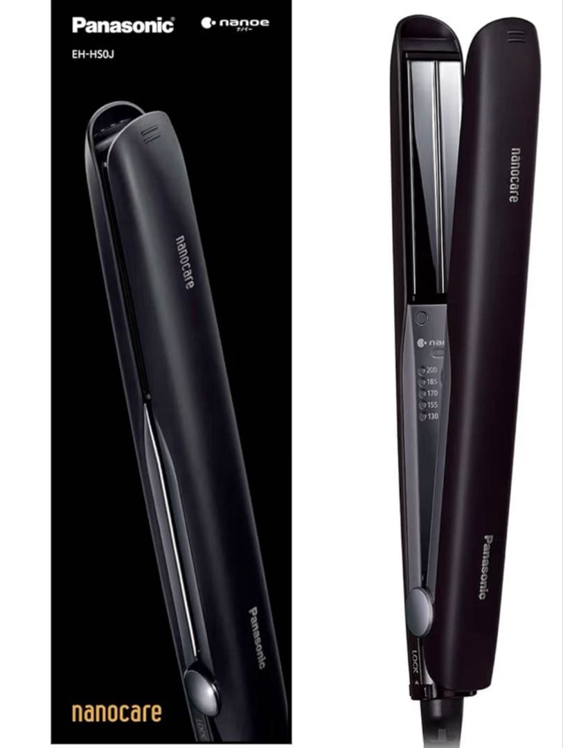 現行品/耐熱収納袋付き パナソニック　 ストレートヘアアイロン