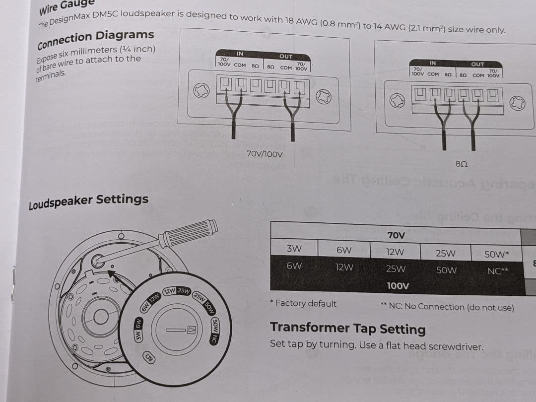 BOSE DM5C /DesignMax (ホワイト)1台のみ　天井埋込み型